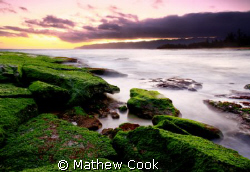 "Island Sunset" This photo was taken on Oahu, Hawaii's no... by Mathew Cook 